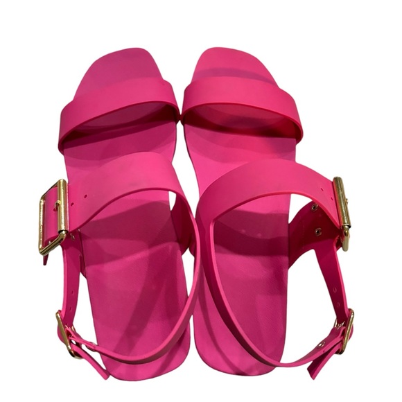 Bared Footwear "Sanderlings" vegan leather sandals in raspberry size EU40/10 - Picture 6 of 7